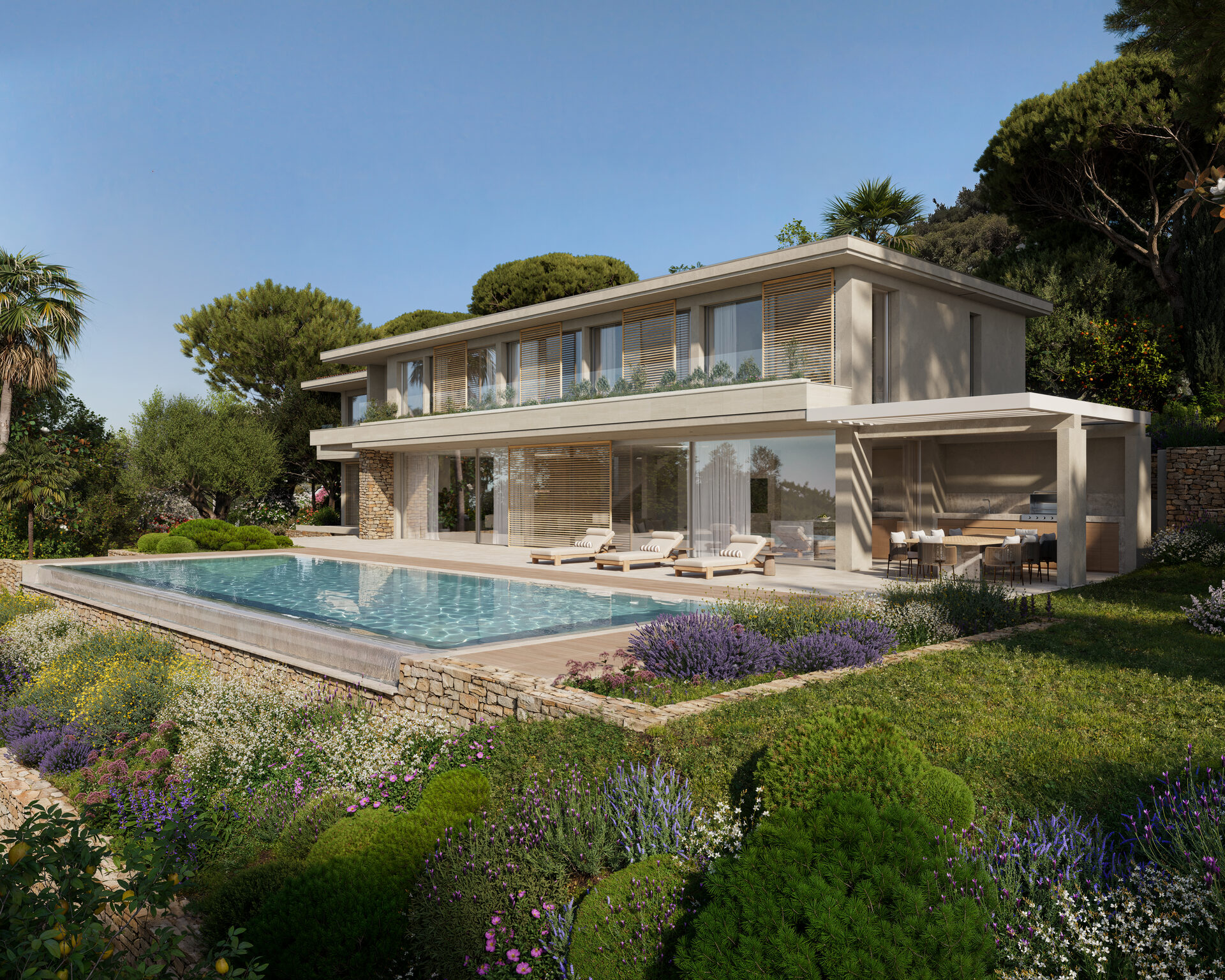Vue extérieure de la Villa B — image non contractuelle