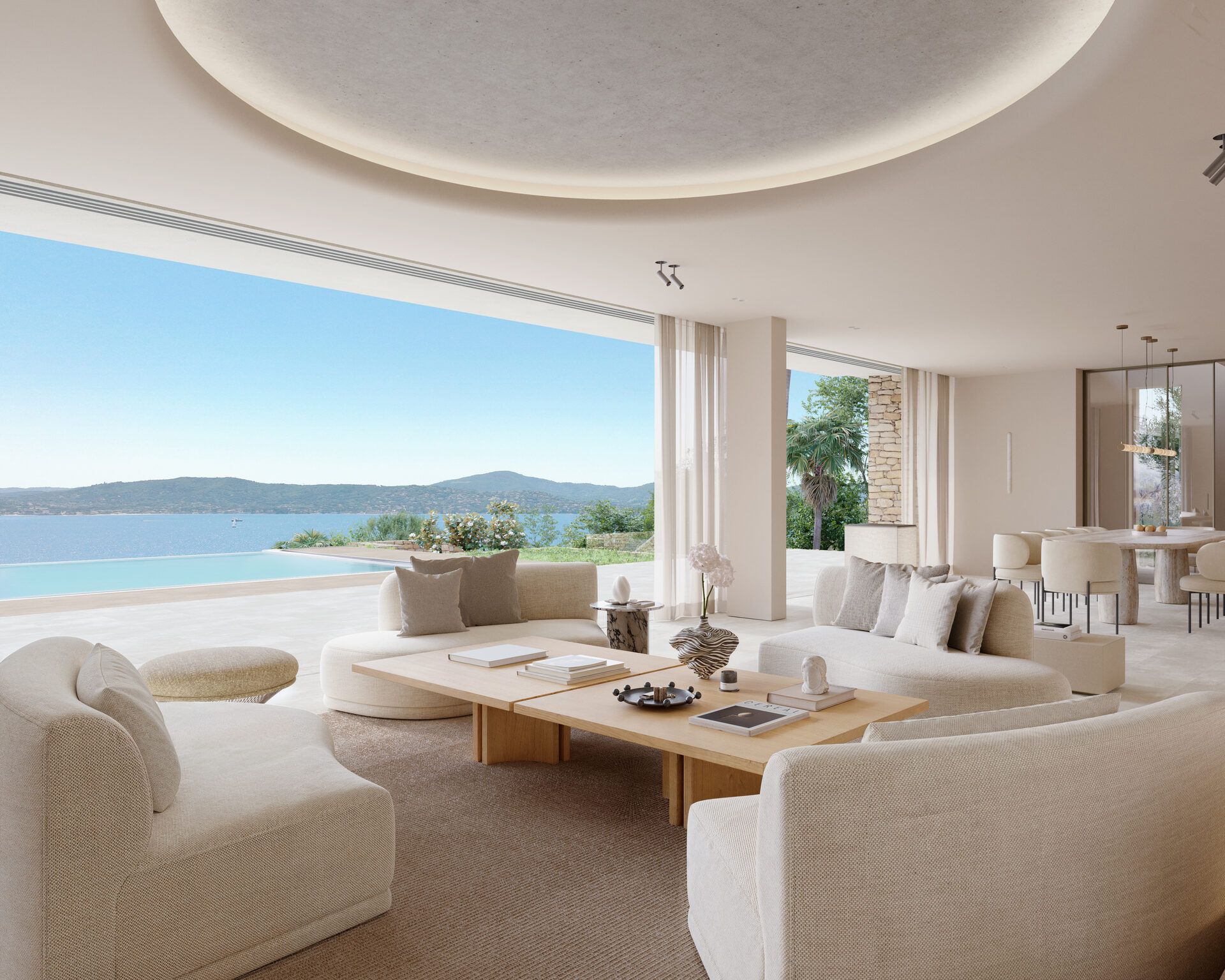 Séjour de la Villa B — image non contractuelle