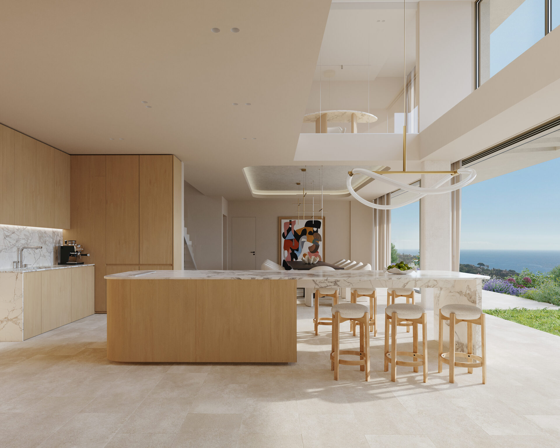 Cuisine de la Villa C — image non contractuelle