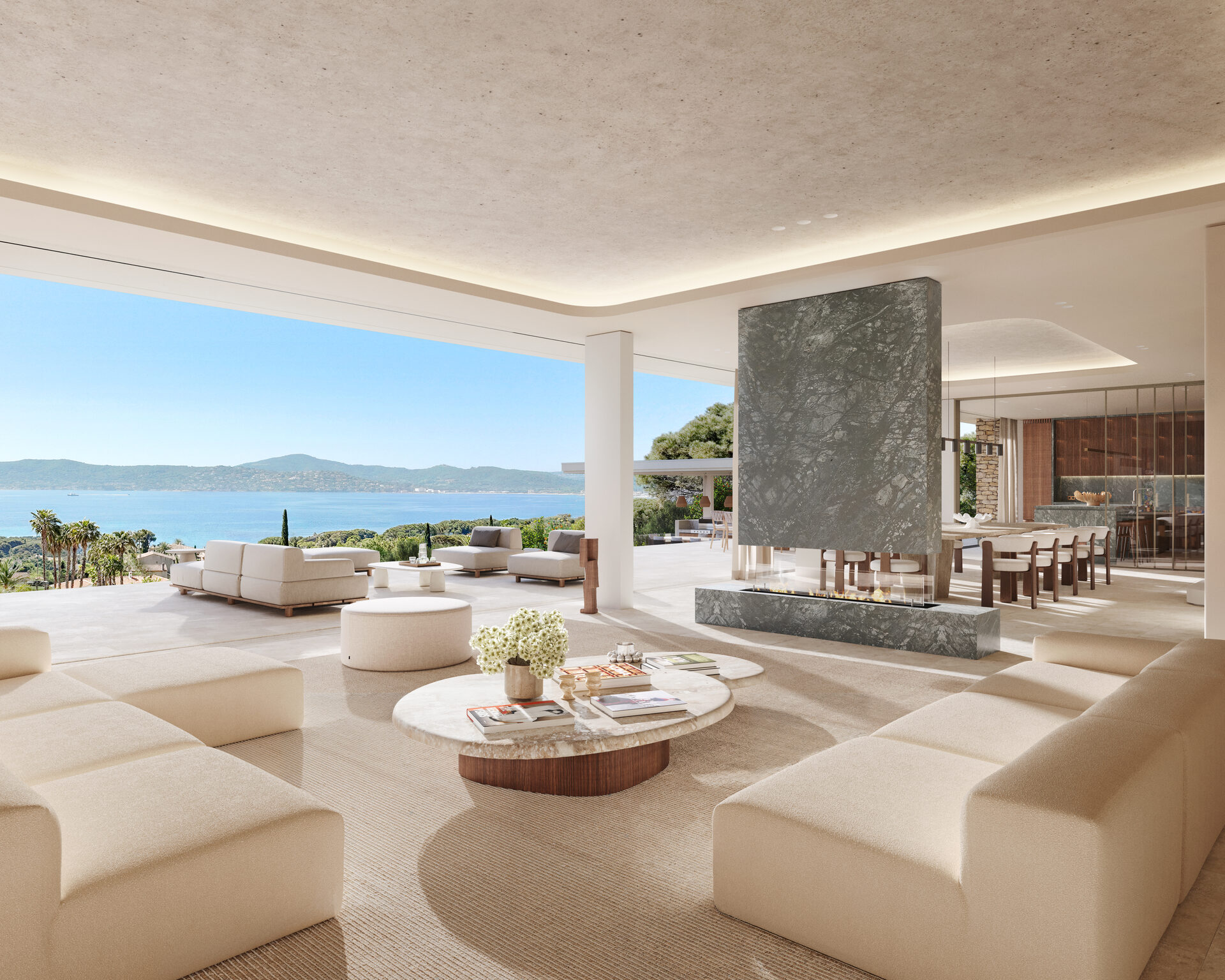 Salón de la Villa D — imagen no contractual